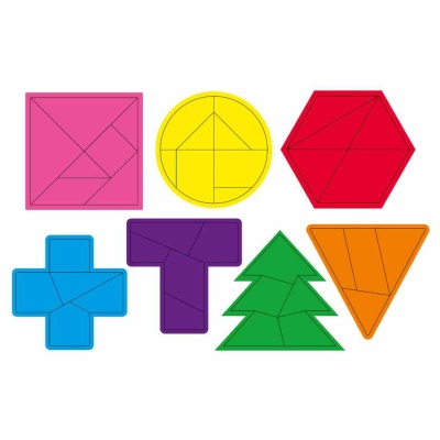 Игра настольная Головоломка IQ Пазлы + Танграм Десятое Королевство 04311